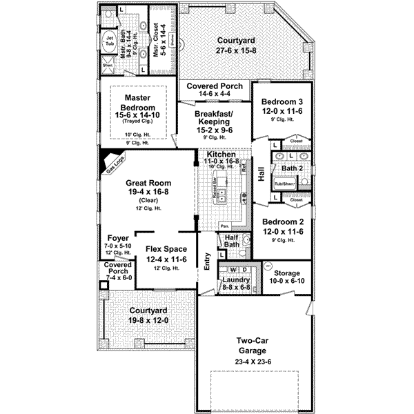 Main Floor Plan: 2-201