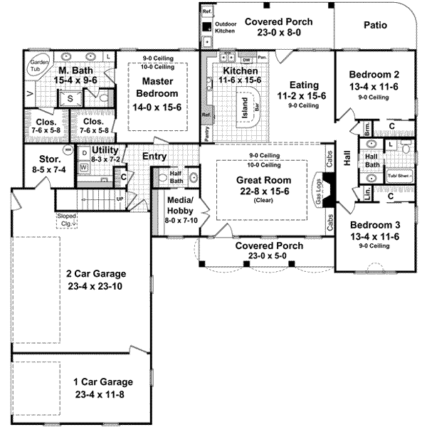 Main Floor Plan: 2-204