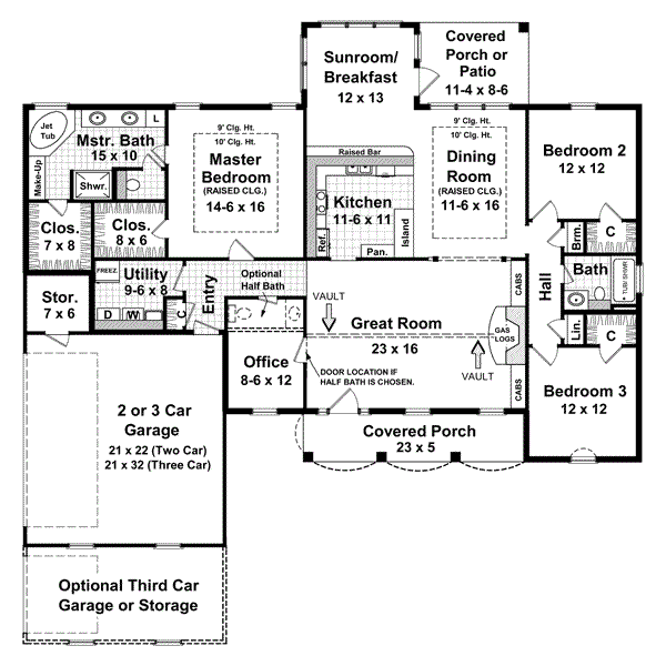 Main Floor Plan: 2-206