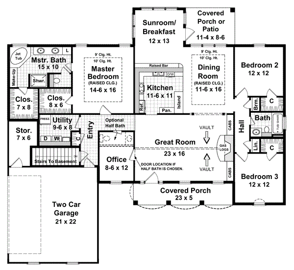Main Floor Plan: 2-214