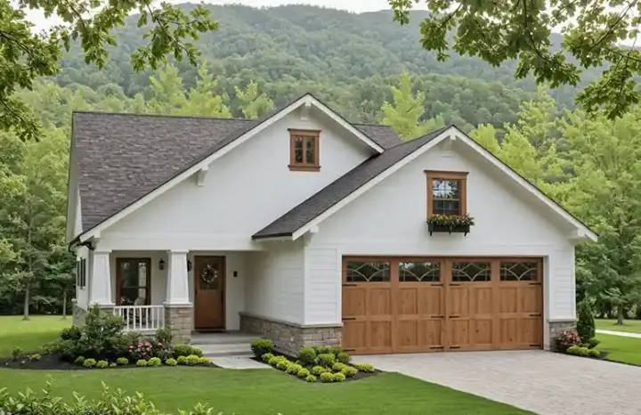 Craftsman house plans 2-257 - front exterior, 1,800 sq ft, 3 bed, 2 bath house plans | Monster House Plans