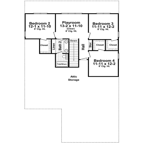 Upper/Second Floor Plan:2-261