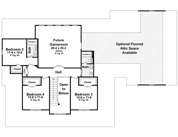 Upper/Second Floor Plan:2-292