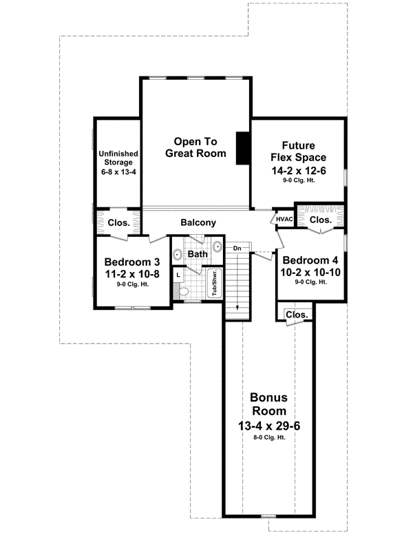Upper/Second Floor Plan: 2-299