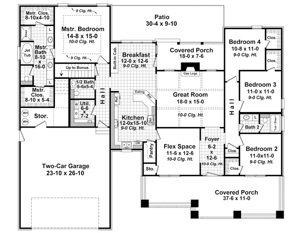 Main Floor Plan: 2-303
