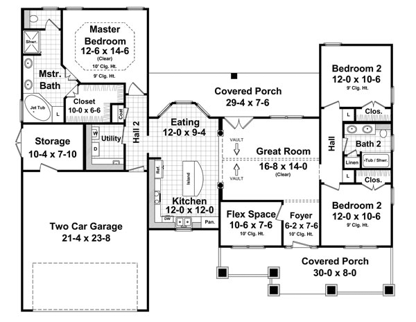 Main Floor Plan: 2-321