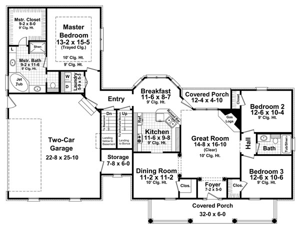 Main Floor Plan: 2-323