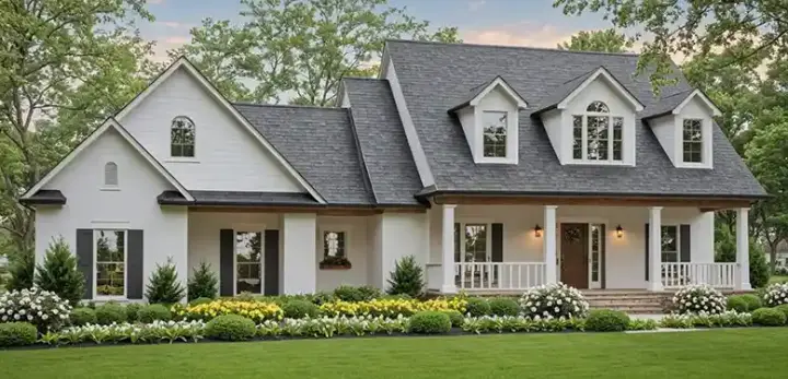 Southern house plans 2-340 - front exterior, 1,624 sq ft, 3 bed, 2 bath house plans | Monster House Plans