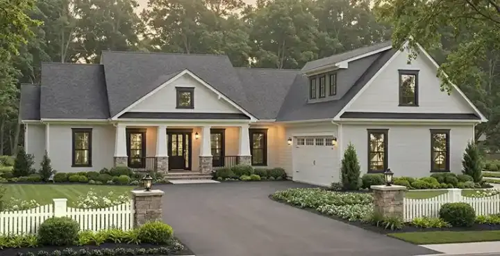 Craftsman house plans 2-353 - front exterior, 2,140 sq ft, 4 bed, 2 bath house plans | Monster House Plans