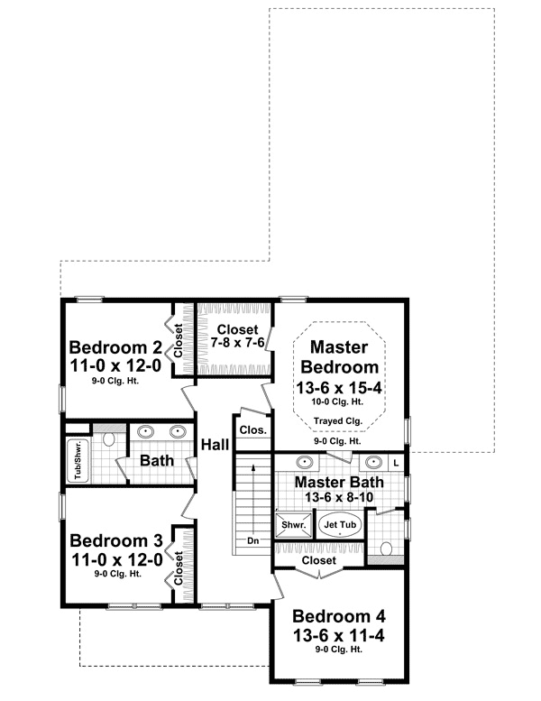 Upper/Second Floor Plan: 2-365