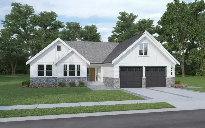 Craftsman house plans 20-114 - front exterior, 1,913 sq ft, 3 bed, 2 bath house plans | Monster House Plans