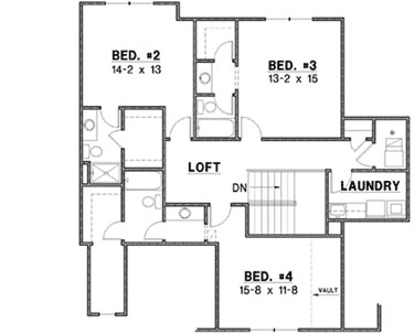 Upper/Second Floor Plan: 21-1002