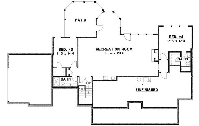 Lower Floor Plan: 21-1003