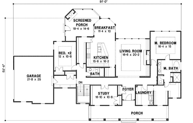 Main Floor Plan: 21-1003