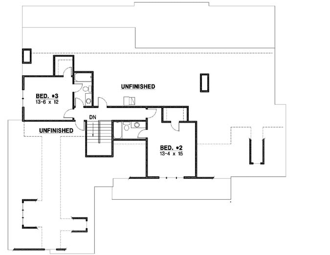 Upper/Second Floor Plan: 21-1005