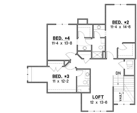 Upper/Second Floor Plan: 21-1009