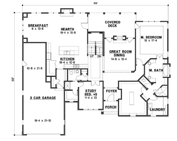 Main Floor Plan: 21-1014