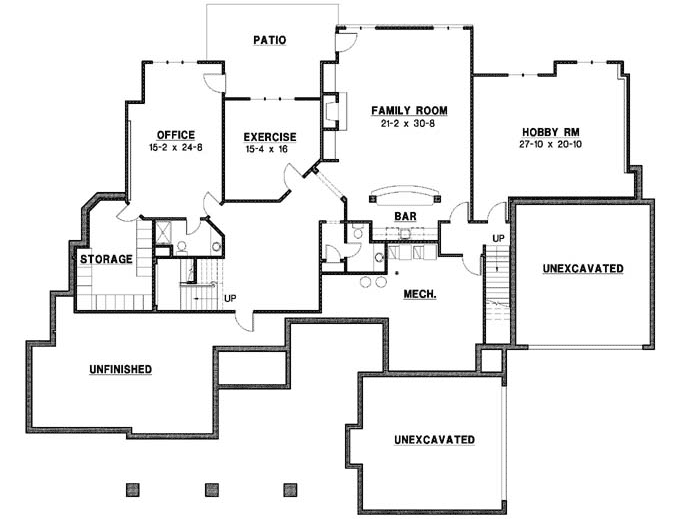 Lower Floor Plan: 21-1016