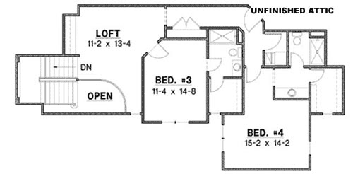 Upper/Second Floor Plan: 21-1016
