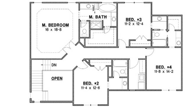 Upper/Second Floor Plan: 21-1017