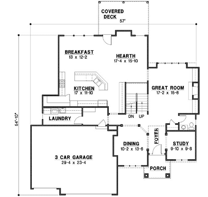 Main Floor Plan: 21-1018