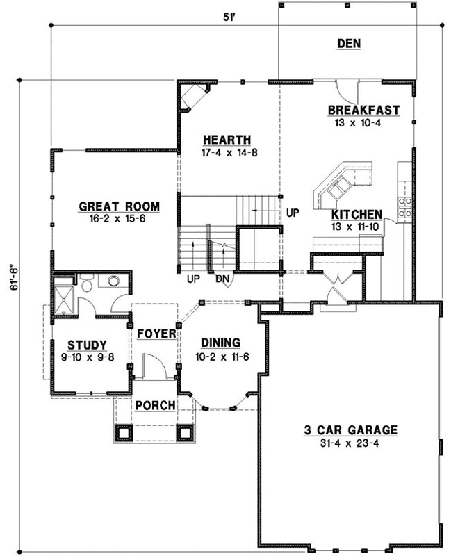 Main Floor Plan: 21-1019