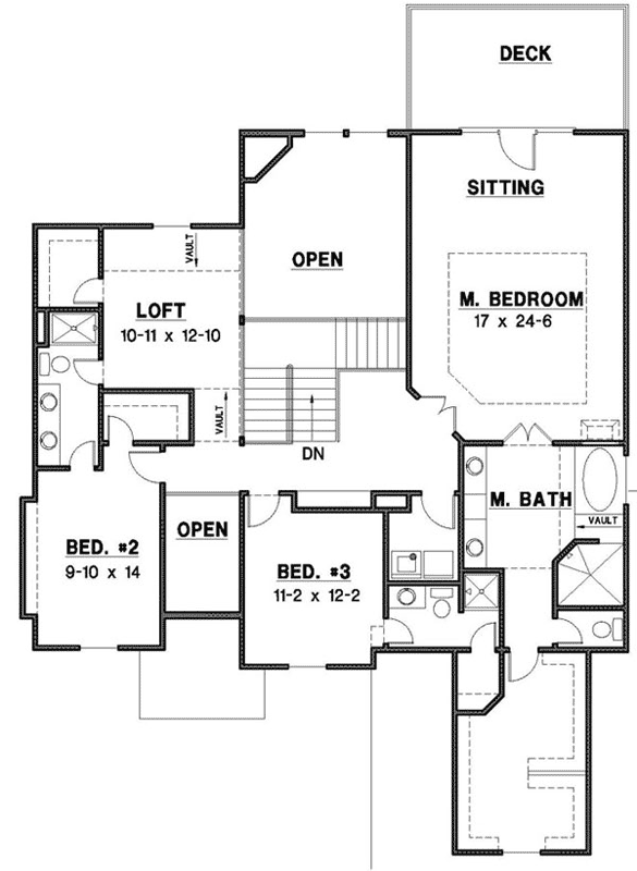 Upper/Second Floor Plan: 21-1019