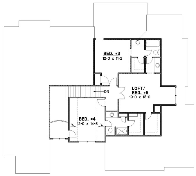 Upper/Second Floor Plan:21-1021