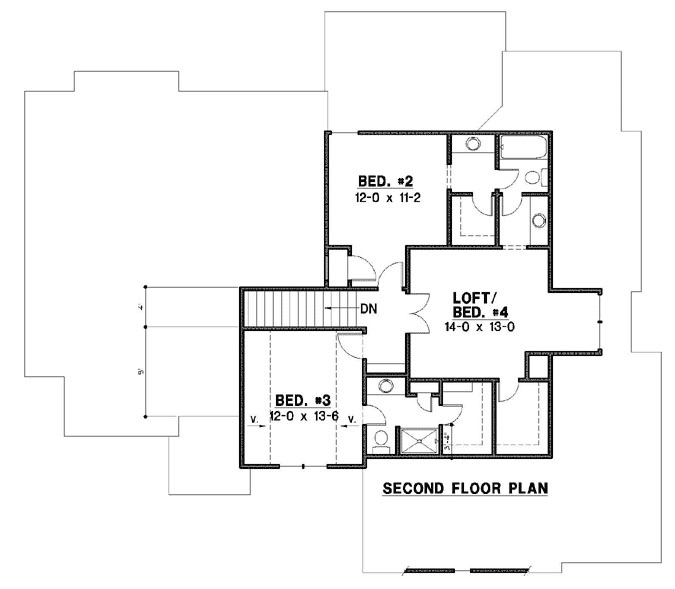Upper/Second Floor Plan: 21-1022