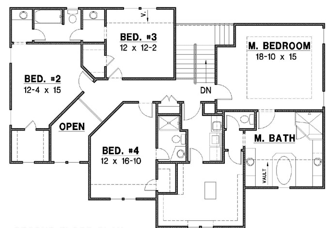 Upper/Second Floor Plan: 21-1023