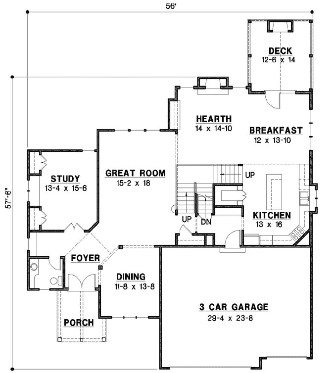Main Floor Plan: 21-1024