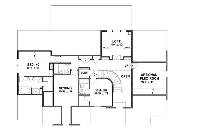 Upper/Second Floor Plan: 21-1028