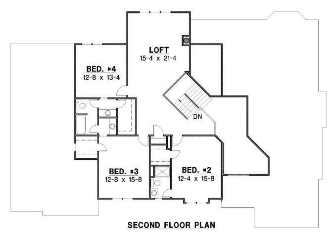 Upper/Second Floor Plan: 21-1030