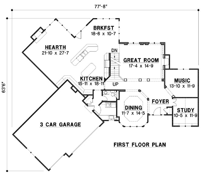 Main Floor Plan: 21-1031