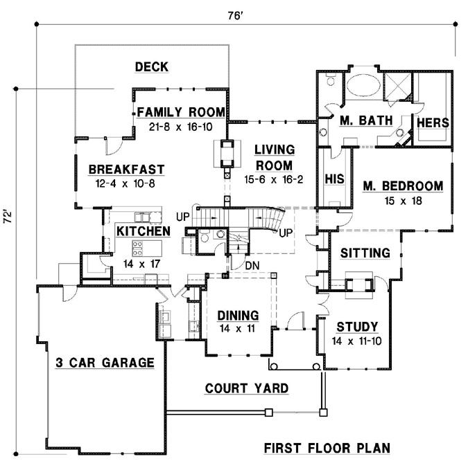 Main Floor Plan: 21-1033