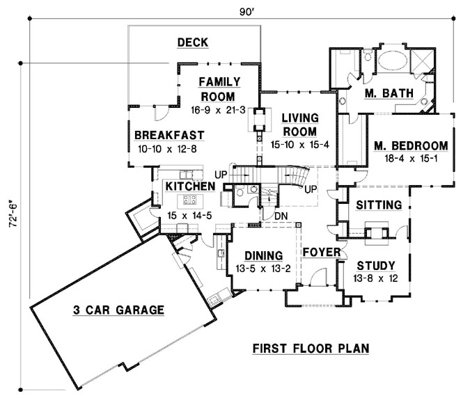 Main Floor Plan: 21-1034