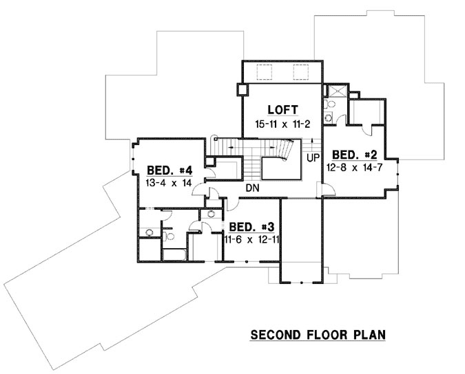 Upper/Second Floor Plan: 21-1034