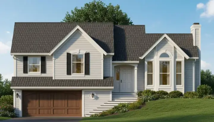 Country house plans 21-1035 - front exterior, 2,435 sq ft, 4 bed, 3 bath house plans | Monster House Plans