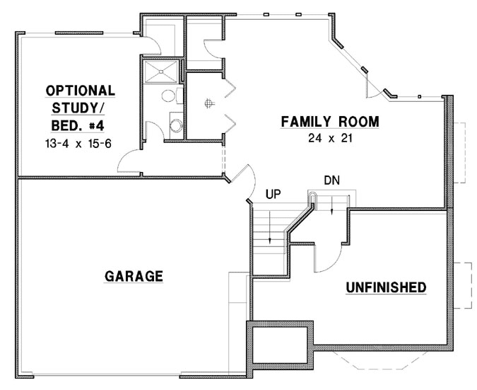 Lower Floor Plan: 21-1035