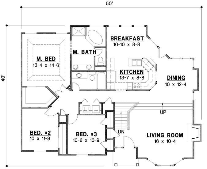 Main Floor Plan: 21-1035