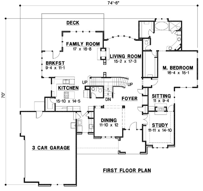 Main Floor Plan: 21-1038