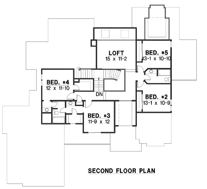 Upper/Second Floor Plan:21-1038