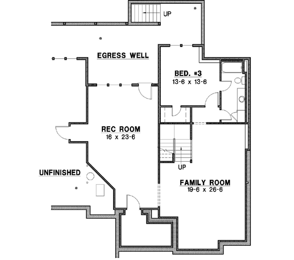 Lower Floor Plan: 21-104