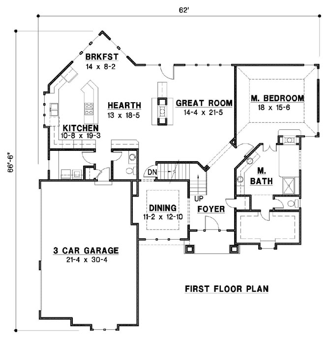 Main Floor Plan: 21-1041