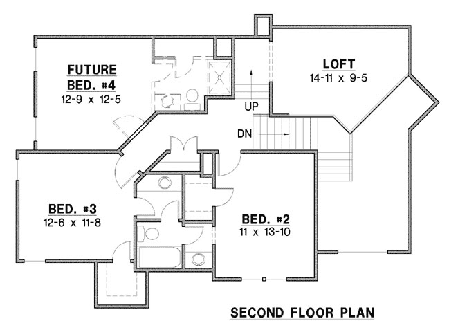 Upper/Second Floor Plan: 21-1041
