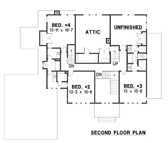 Upper/Second Floor Plan: 21-1042