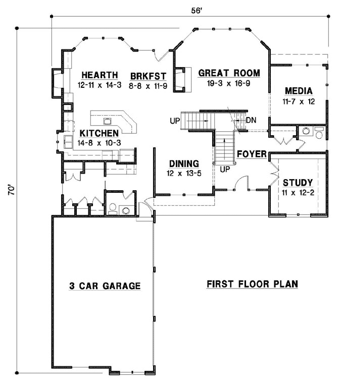 Main Floor Plan: 21-1043