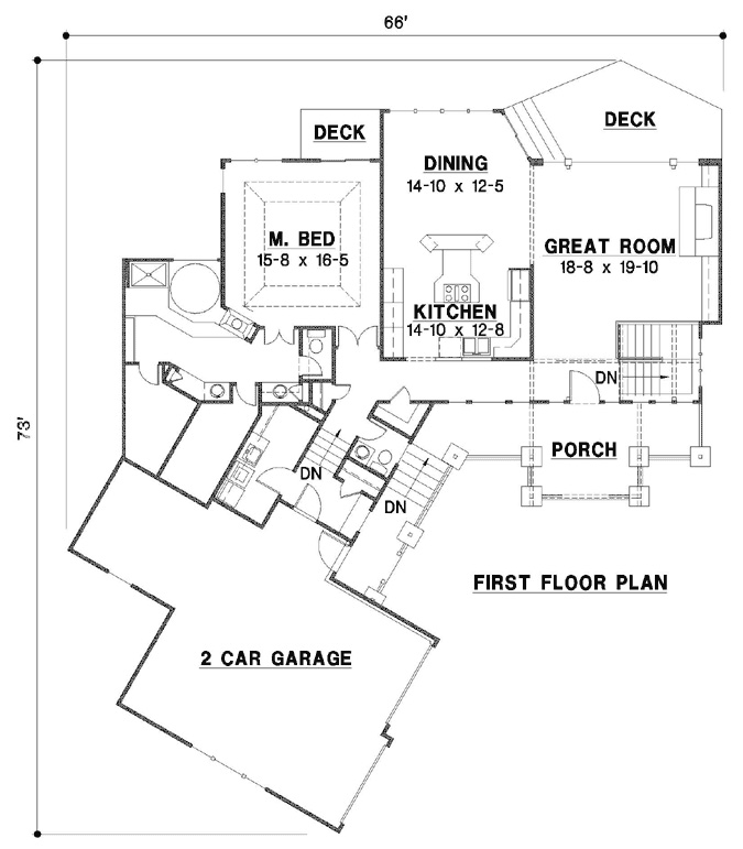 Main Floor Plan: 21-1044