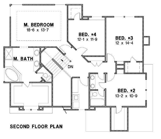 Upper/Second Floor Plan: 21-1045