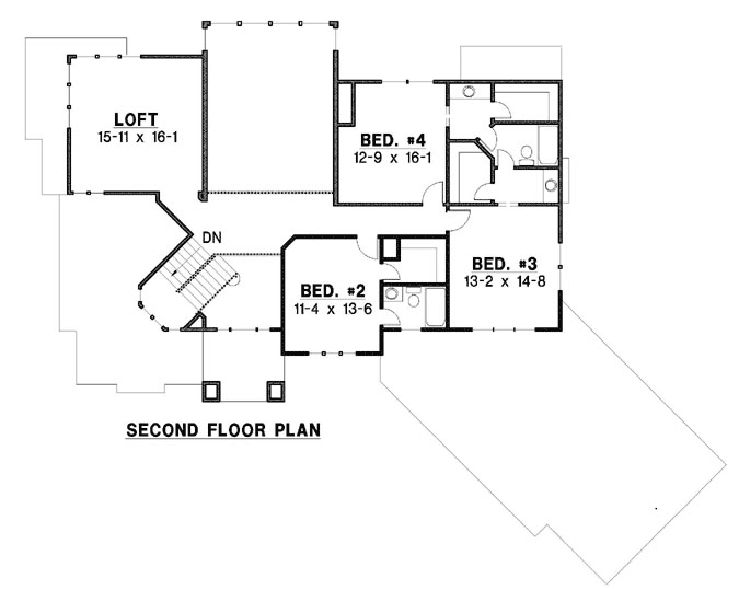 Upper/Second Floor Plan: 21-1046